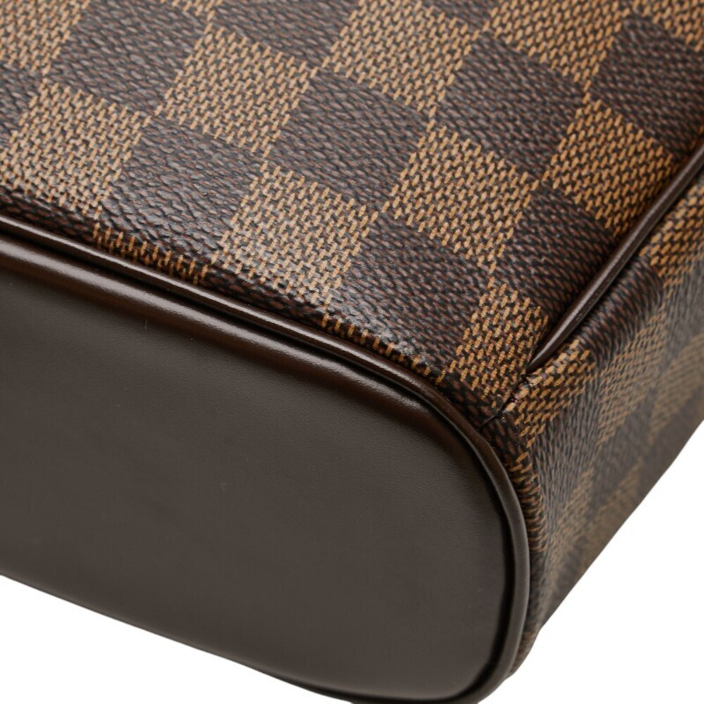 Louis Vuitton Damier Ipanema Hobo Bag Brown Leather - Picture 5 of 10